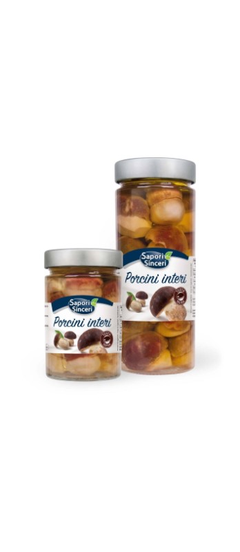 Demetra Steinpilze ganz in Olivenöl 
Porcini interi in olio d'oliva