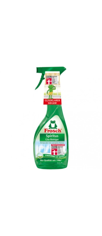 Frosch Spiritus Glasreiniger
Frosch detergente per vetri
VOC 0.18