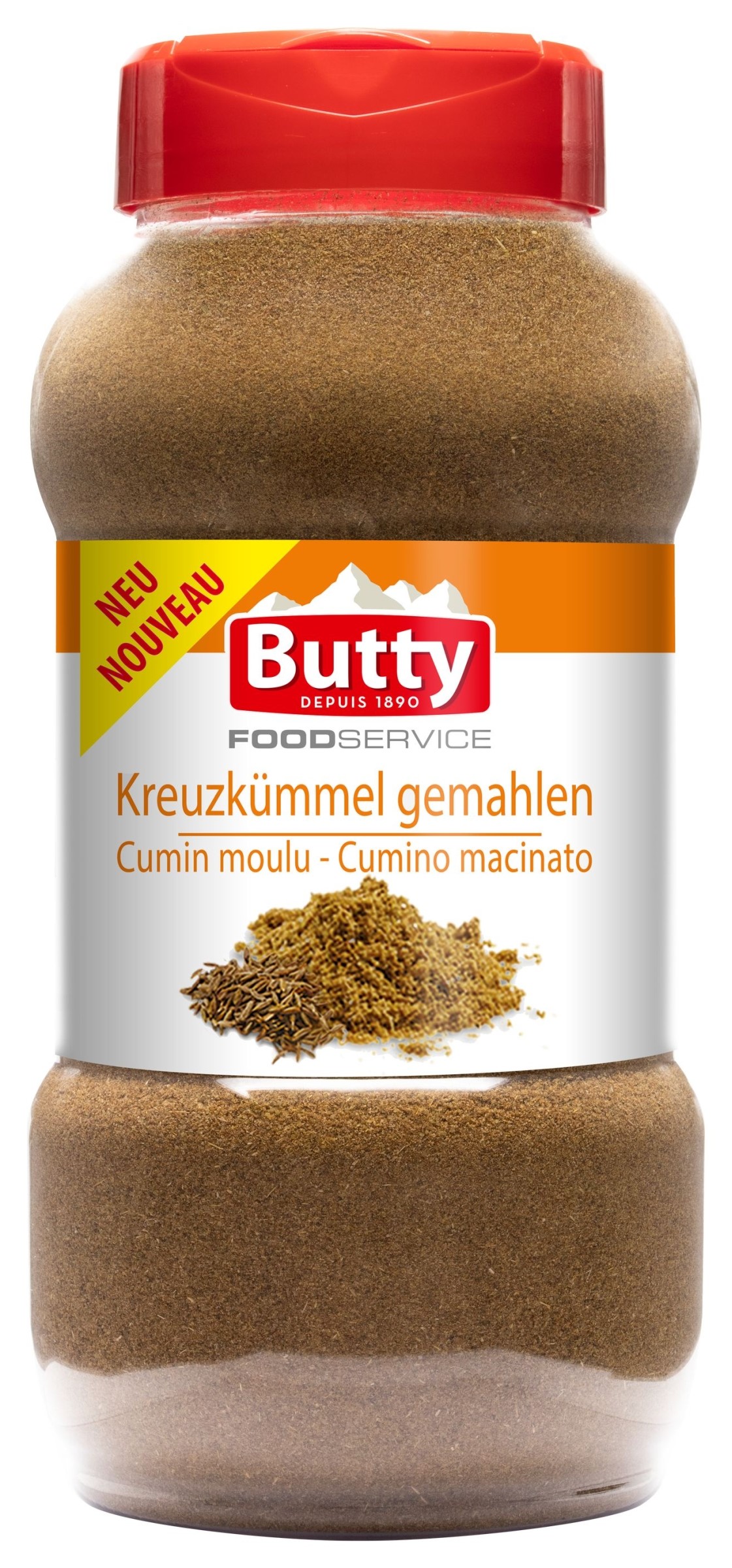 Kreuzkümmel gemahlen 
Cumino romano macinato Butty
Aktiv, auf Vorbestellung