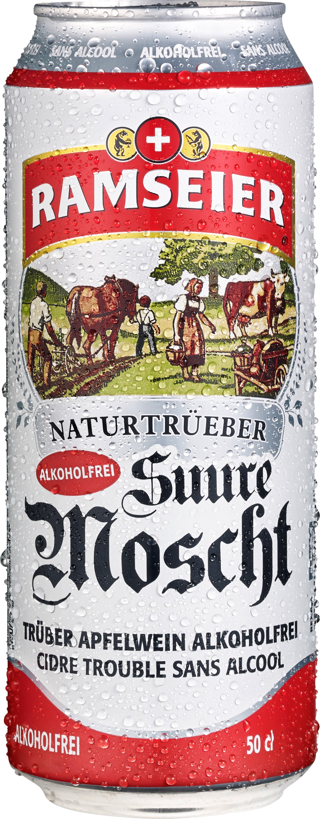Ramseier Suure Moscht Naturtrüeb 
alkoholfrei Dose