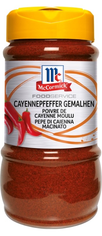 Cayennepfeffer gemahlen
Pepe di Caienna Mc Cormick