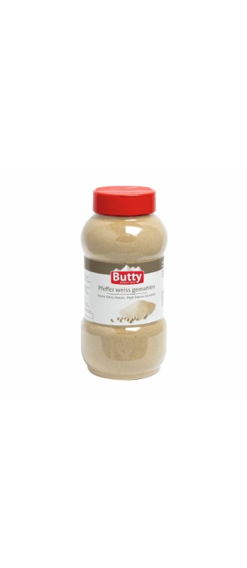 Pfeffer weiss gemahlen Butty
Pepe bianco macinato Butty