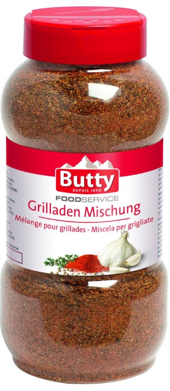 Würzmischung für Grilladen Butty
Condimento per grigliate Butty
