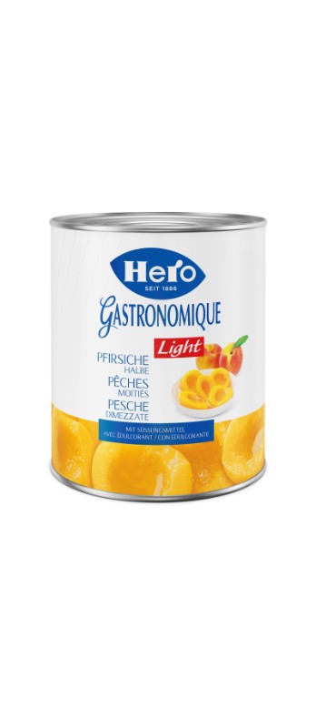 Pfirsiche Halbe Light Hero
Pesche dimezzate light Hero
Aktiv, auf Vorbestellung