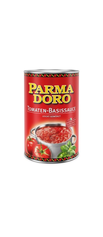 Parmadoro Tomatenbasissauce Hero
Salsa base al pomodoro Parmadoro