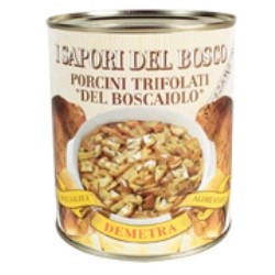 Demetra Steinpilze "Del boscaiolo" 
Porcini del boscaiolo trifolati 
Aktiv, auf Vorbestellung