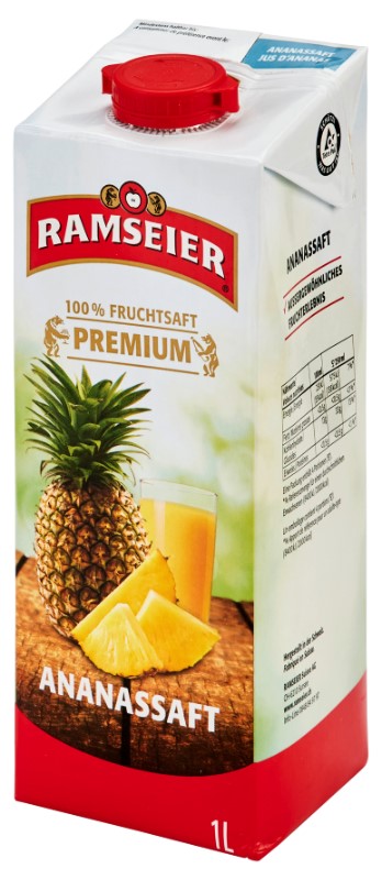 Ananassaft Premium 100 Prozent Ramseier Tetra
Ramseier succo di ananas 100 Prozent Tetra