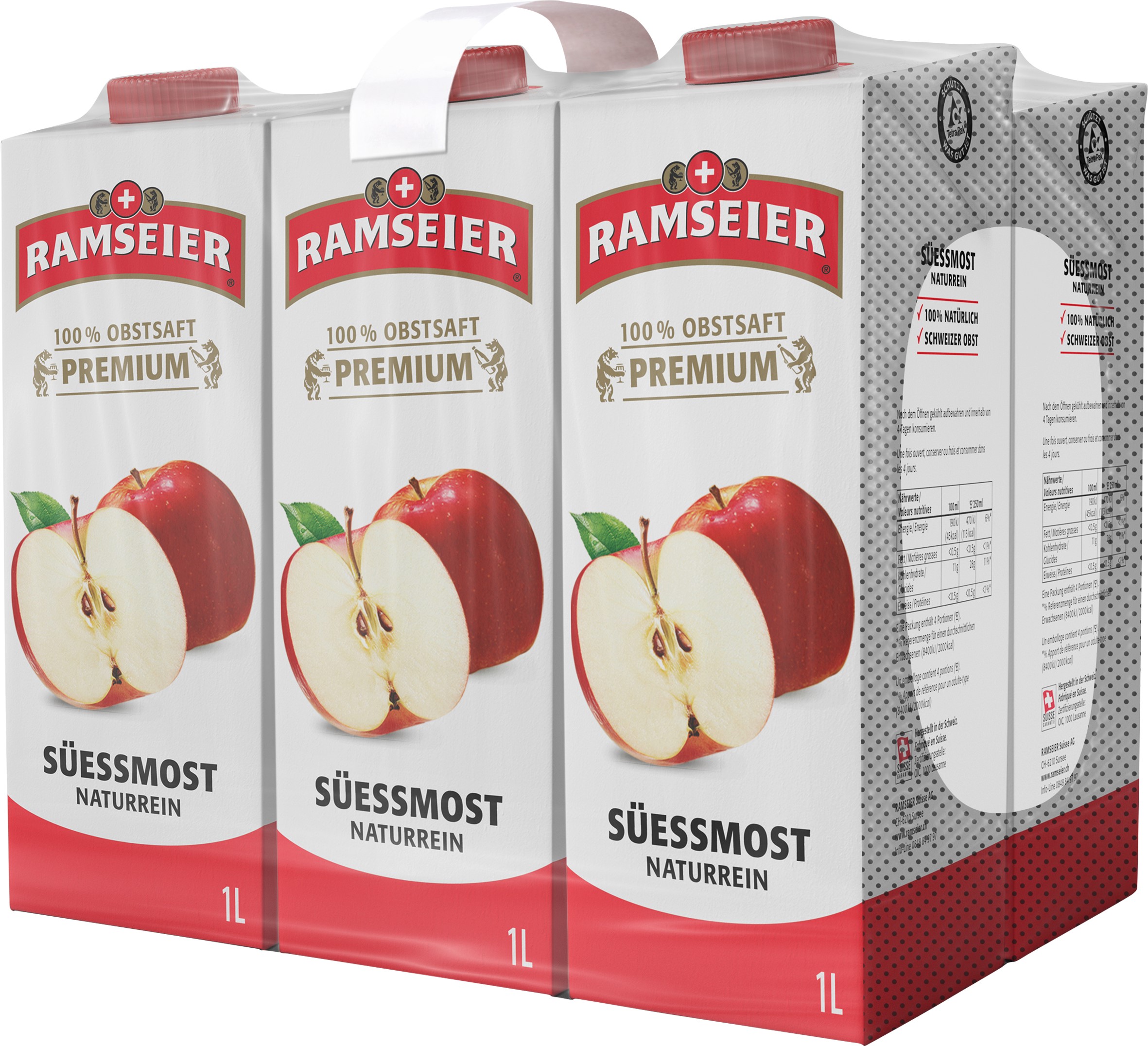 Apfelsaft Ramseier Hell     Tetra
Ramseier succo di mela Ramseier