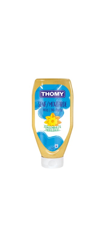 Senf Thomy mild, Squeeze Bottle
Senape dolce Thomy, 
bottiglia di plastica