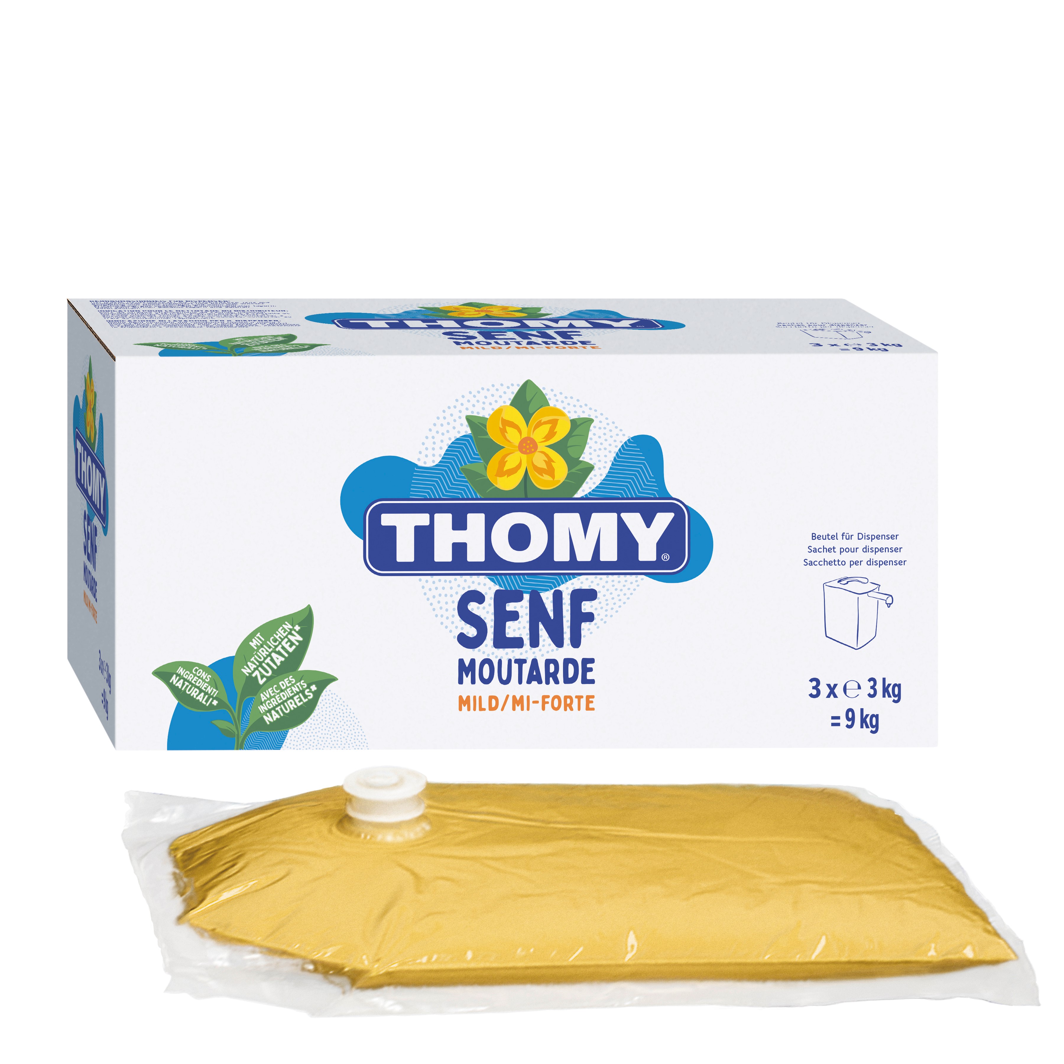 Senf mild für Dispenser Thomy
Senape dolce per dosatore Thomy