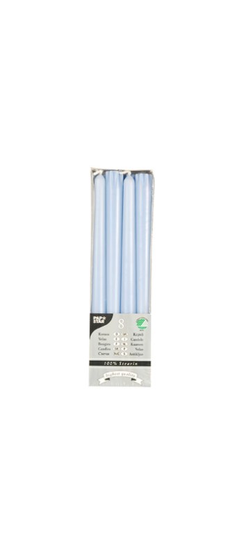 Etoilkerzen 22/250 mm hellblau
Candele 22/250 mm blu chiaro
PAP 15877