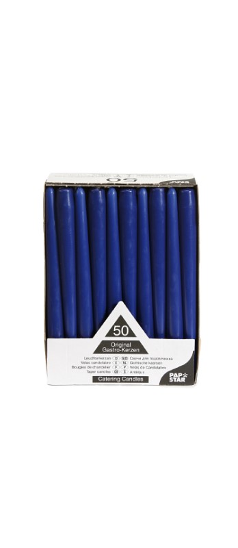Etoilkerzen 22/250 mm dunkelblau
Candele 22/250 mm blu scuro
PAP 17965