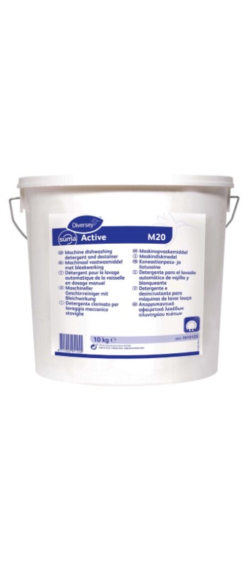 Suma Active M20 Geschirrspülung, pulverförmig
Suma Active M20 detergente stoviglie polvere
***   https://sds.diversey.com/Home   ***
10 MP