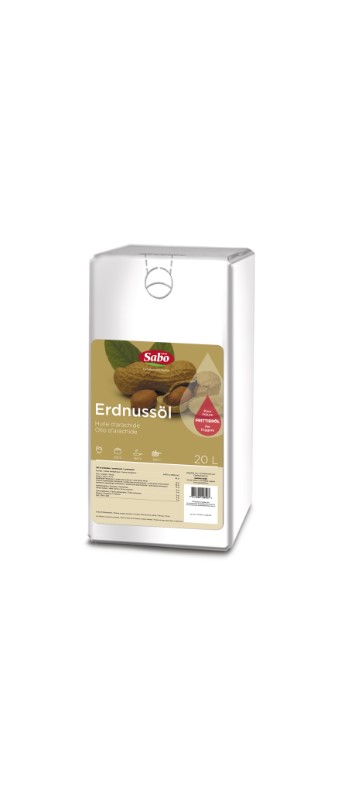 Erdnussöl Sabo, Bibox
Olio d´arachidi Sabo