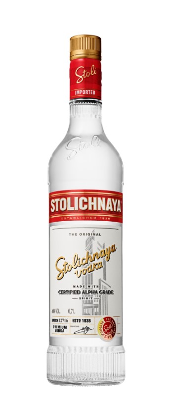 Stolichnaya Vodka Red Original EW
