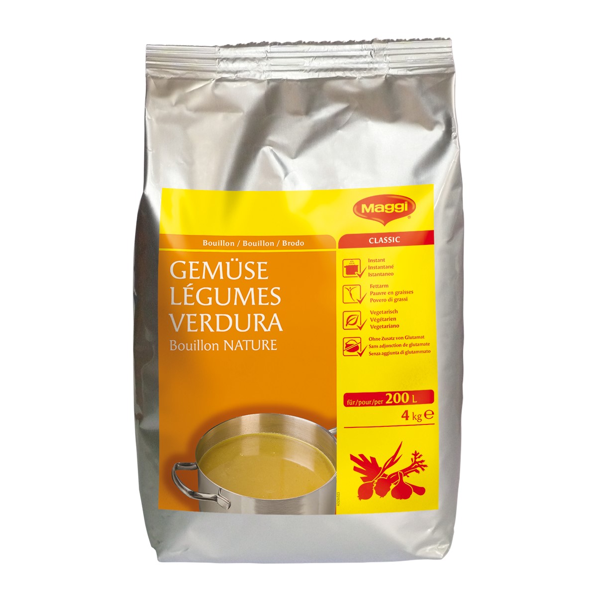 Gemüsebouillon Nature Maggi, Pulver
Brodo di verdure nature Maggi, polvere