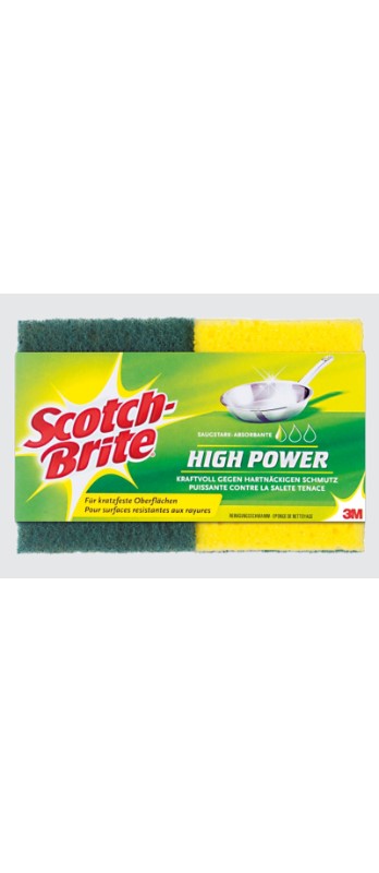 Scotch Brite Gelb-Grün, "kraftvoll"
Scotch Brite giallo-verde, Art. 417