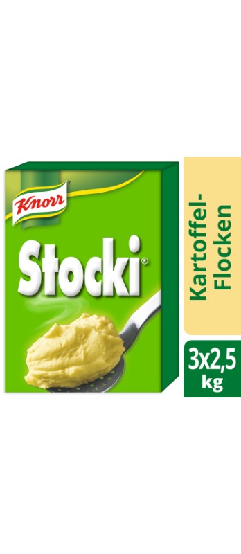 Stocki Kartoffelstock Knorr, Flocken
Purè di patate a fiocchi Stocki Knorr, 200 Port.