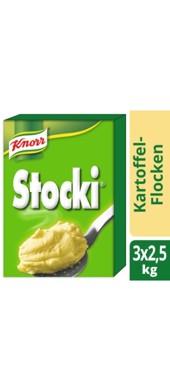 Stocki Kartoffelstock Knorr, Flocken
Purè di patate a fiocchi Stocki Knorr, 200 Port.
