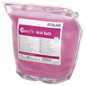 Oasis Pro Acid Bath
Saurer Sanitärreiniger
Detersivo acido per sanitari

Sicherheitshinweise
www.ch.ecolab.eu/sdb-suche
.