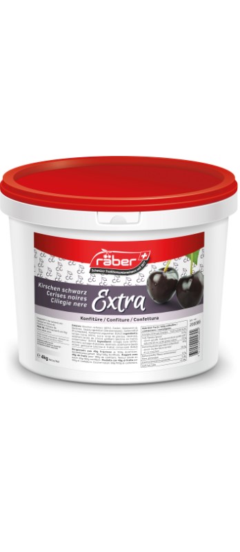 Kirschen schwarz Konfi Räber
Ciliegia nera confettura