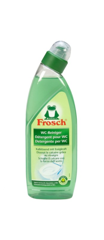 Frosch WC Reiniger
Frosch detergente per bagni
VOC 0.10