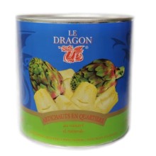 Artischockenherzen (Viertel), Le Dragon
Cuori di carciofo (in quarti),
Net 1550 g