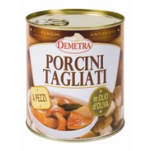 Demetra Steinpilze geschnitten in Olivenöl 
Porcini tagliati in olio d'oliva 