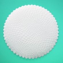 Plattenpapier rund / weiss, 14 cm
Pizzo di carta rotondo / bianco, 14 cm