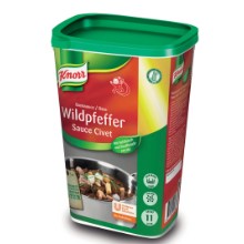 Basis für Wildpfeffer Knorr (Pfeffersauce)
Salsa per selvaggina Knorr