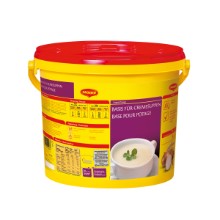 Basis Cremesuppe Maggi
Base per minestra Maggi
Aktiv, auf Vorbestellung